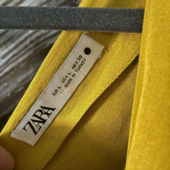 Zara linen blend kaftan tunic dress - Picture 5 of 6